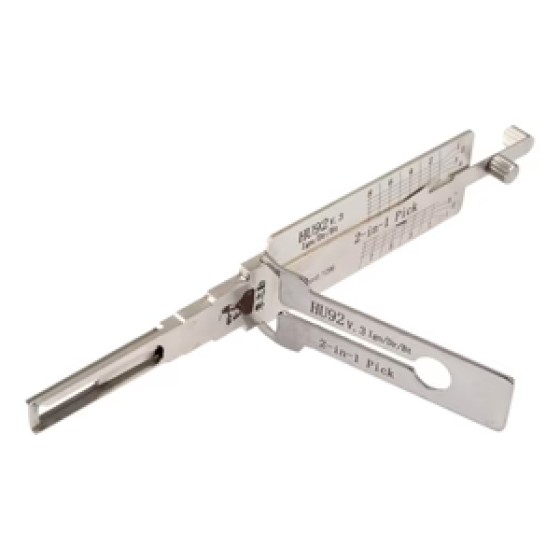 Original Lishi 2-In-1 Pick and Decoder HU92 Twin Lifter